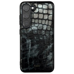 Чехол Kajsa Glamorous Stone Series для Samsung Galaxy S23 (темно-серый, кожаный)