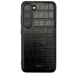 Чехол Kajsa Neo Croco Series для Samsung Galaxy S23 plus (черный, кожаный)