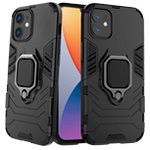 Чехол Yotrix Defender Ring для Apple iPhone 11 (черный, пластиковый)