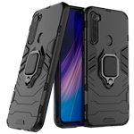 Чехол Yotrix Defender Ring для Xiaomi Redmi Note 8 (черный, пластиковый)