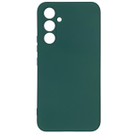 Чехол Yotrix LiquidSilicone Pro для Samsung Galaxy A24 (темно-зеленый, гелевый)