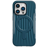 Чехол Raptic Clutch MagSafe для Apple iPhone 14 pro (синий, пластиковый/гелевый)