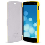 Чехол Nillkin Fresh Series Leather case для LG Google Nexus 5 (желтый, кожанный)