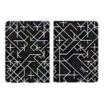 Чехол Totu Design Rayli Leather Case для Apple iPad Air (черный, с рисунком)