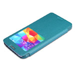 Чехол Nillkin Sparkle Leather Case для Samsung Galaxy S5 i9600 (голубой, кожаный)