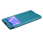 Чехол Nillkin Sparkle Leather Case для Sony Xperia T2 Ultra XM50h (голубой, кожаный)