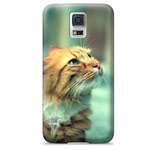 Чехол Yotrix ArtCase для Samsung Galaxy S5 SM-G900 (рисунок Кот, пластиковый)