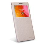 Чехол Nillkin Sparkle Leather Case для OPPO Find 7 X9007 (золотистый, кожаный)