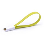 USB-кабель Vojo Magnet универсальный (зеленый, 0.2 метра, microUSB, магнитный)