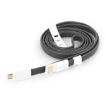 USB-кабель Vojo Trim универсальный (черный, 1.2 метра, microUSB, магнитный)