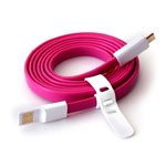 USB-кабель Vojo Trim универсальный (розовый, 1.2 метра, microUSB, магнитный)