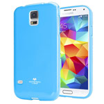 Чехол Mercury Goospery Jelly Case для Samsung Galaxy S5 SM-G900 (голубой, гелевый)