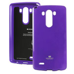 Чехол Mercury Goospery Jelly Case для LG G3 D850 (фиолетовый, гелевый)