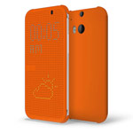 Чехол Yotrix DotCase для HTC new One (HTC M8) (оранжевый, пластиковый)