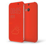 Чехол Yotrix DotCase для HTC new One (HTC M8) (красный, пластиковый)