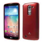 Чехол Mercury Goospery Jelly Case для LG G Pro 2 D838 (красный, гелевый)