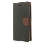 Чехол Mercury Goospery Fancy Diary Case для LG G3 D850 (черный/коричневый, кожаный)