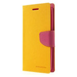 Чехол Mercury Goospery Fancy Diary Case для LG G3 D850 (желтый, кожаный)