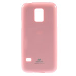 Чехол Mercury Goospery Jelly Case для Samsung Galaxy S5 mini SM-G800 (розовый, гелевый)