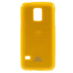 Чехол Mercury Goospery Jelly Case для Samsung Galaxy S5 mini SM-G800 (оранжевый, гелевый)