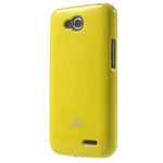 Чехол Mercury Goospery Jelly Case для LG L90 D410 (оранжевый, гелевый)