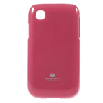 Чехол Mercury Goospery Jelly Case для LG L40 D160 (малиновый, гелевый)