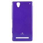 Чехол Mercury Goospery Jelly Case для Sony Xperia T2 Ultra XM50h (фиолетовый, гелевый)