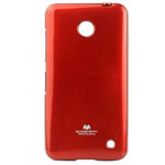 Чехол Mercury Goospery Jelly Case для Nokia Lumia 630 (красный, гелевый)