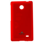 Чехол Mercury Goospery Jelly Case для Nokia X (красный, гелевый)