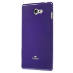 Чехол Mercury Goospery Jelly Case для Sony Xperia M2 S50H (фиолетовый, гелевый)