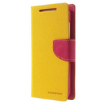 Чехол Mercury Goospery Fancy Diary Case для HTC Desire 610 (желтый, кожаный)