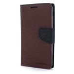 Чехол Mercury Goospery Fancy Diary Case для LG L70 D325 (коричневый, кожаный)