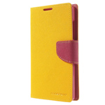 Чехол Mercury Goospery Fancy Diary Case для Nokia XL (желтый, кожаный)