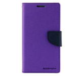 Чехол Mercury Goospery Fancy Diary Case для Sony Xperia M2 S50H (фиолетовый, кожаный)