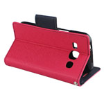 Чехол Mercury Goospery Fancy Diary Case для Samsung Galaxy Trend 3 G3502U (малиновый, кожаный)