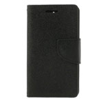 Чехол Mercury Goospery Fancy Diary Case для Sony Xperia E1 (черный, кожаный)