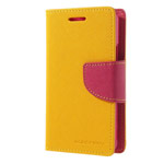 Чехол Mercury Goospery Fancy Diary Case для Sony Xperia E1 (желтый, кожаный)