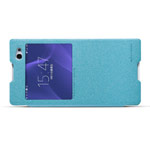 Чехол Nillkin Sparkle Leather Case для Sony Xperia C3 S55T (голубой, кожаный)