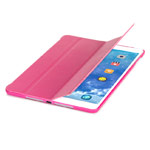 Чехол RGBMIX Smart Folding Case для Apple iPad Air (розовый, кожаный)