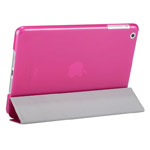 Чехол RGBMIX Smart Folding Case для Apple iPad mini/iPad mini 2 (розовый, кожаный)