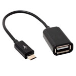 Адаптер Yotrix OTG Adapter универсальный (microUSB-USB, черный)