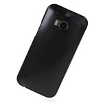 Чехол Yotrix MetalCase для HTC new One (HTC M8) (черный, алюминиевый)