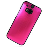 Чехол Yotrix MetalCase для HTC new One (HTC M8) (розовый, алюминиевый)