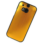 Чехол Yotrix MetalCase для HTC new One (HTC M8) (золотистый, алюминиевый)