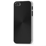 Чехол Yotrix MetalCase Round для Apple iPhone 5/5S (черный, алюминиевый)