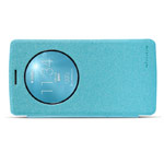 Чехол Nillkin Sparkle Leather Case для LG G3 Beat D724 (G3 mini) (голубой, кожаный)