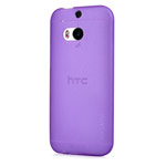 Чехол GGMM Pure Case для HTC new One (HTC M8) (фиолетовый, гелевый)