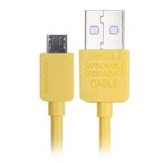 USB-кабель Remax Light Speed series cable (microUSB, 1 м, желтый)