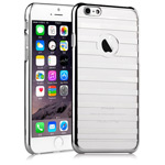 Чехол Vouni Parallel case для Apple iPhone 6 plus (серебристый, пластиковый)