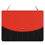 Чехол X-doria Delight Pleated case для Apple iPad mini 3 (черный/красный, кожаный)